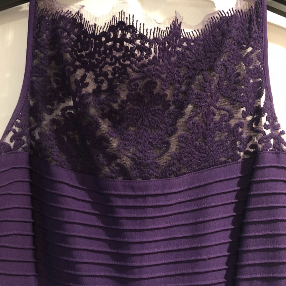 Tadashi Shoji midi pleated dress
